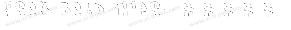 FROS BOLD Inner字体转换